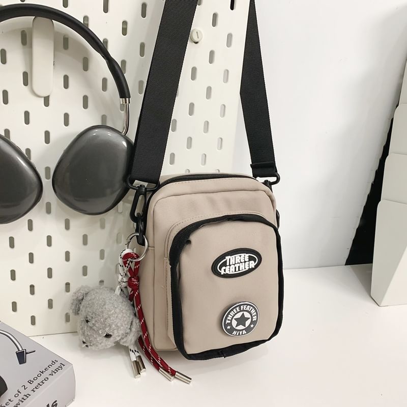 Sample Lettering Logo Crossbody Bag
