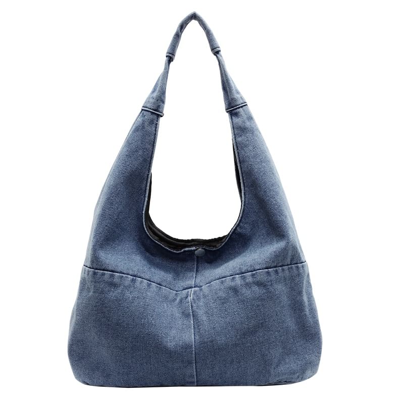 Sample Washed Denim Shoulder Bag