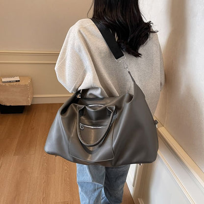 Sample Faux Leather Top Handle Crossbody Bag