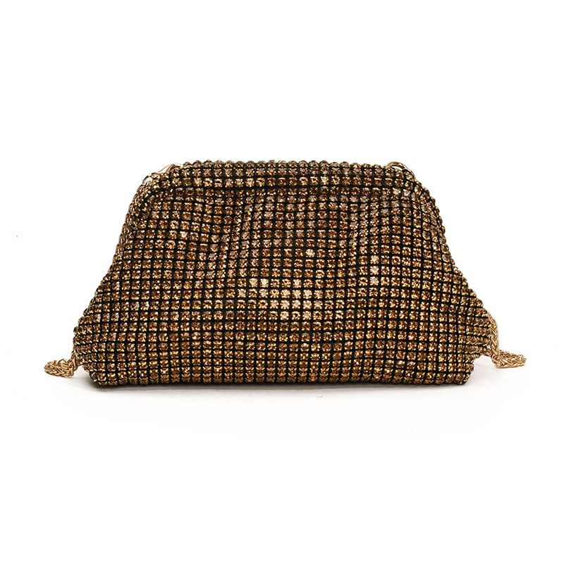 Sample Rhinestone Chain Crossbody Bag