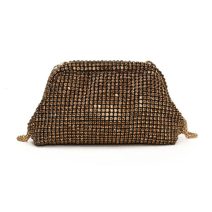 Sample Rhinestone Chain Crossbody Bag