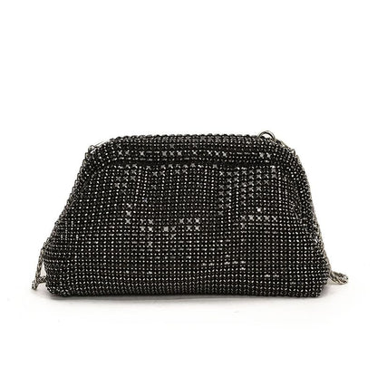 Sample Rhinestone Chain Crossbody Bag