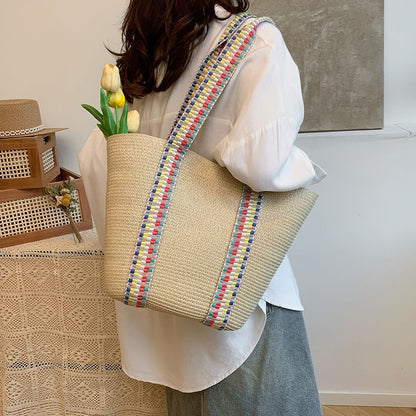 Sample Woven Pattern Strap Tote Bag