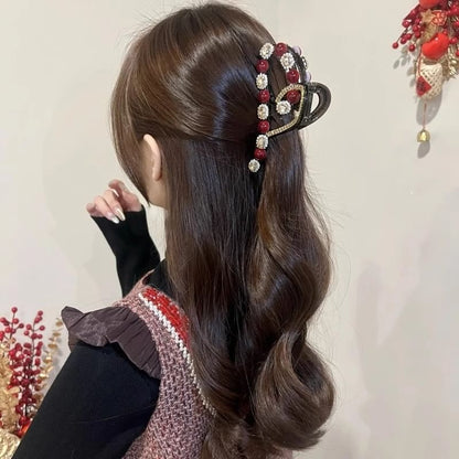 Wholesale Sample Bead Heart Claw Rhinestone Hair