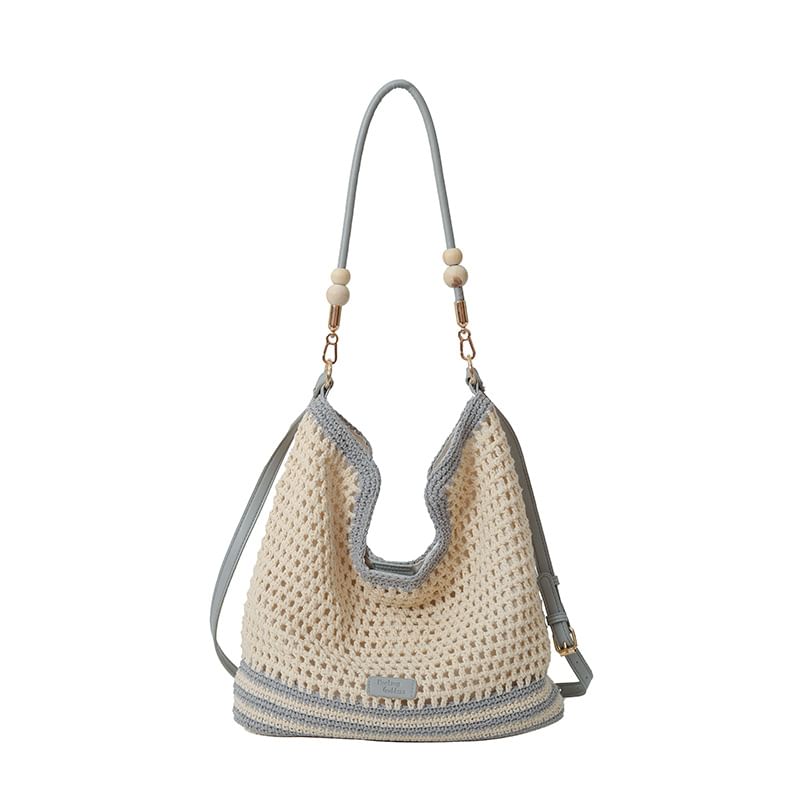 Sample Woven Striped Tote Bag