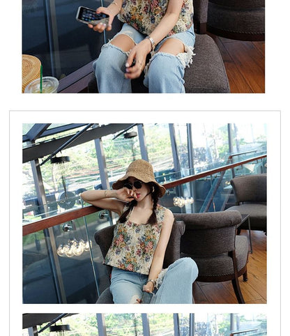 Plain Straw Sun Hat