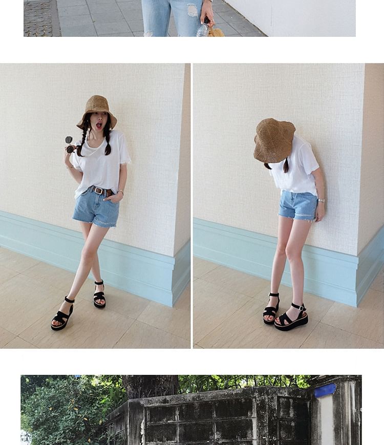 Plain Straw Sun Hat