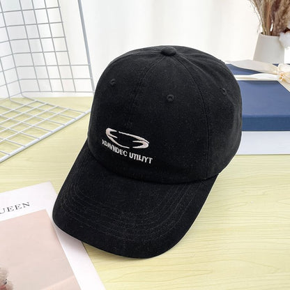Embroidered Letter Baseball Cap
