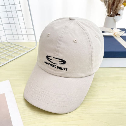 Embroidered Letter Baseball Cap