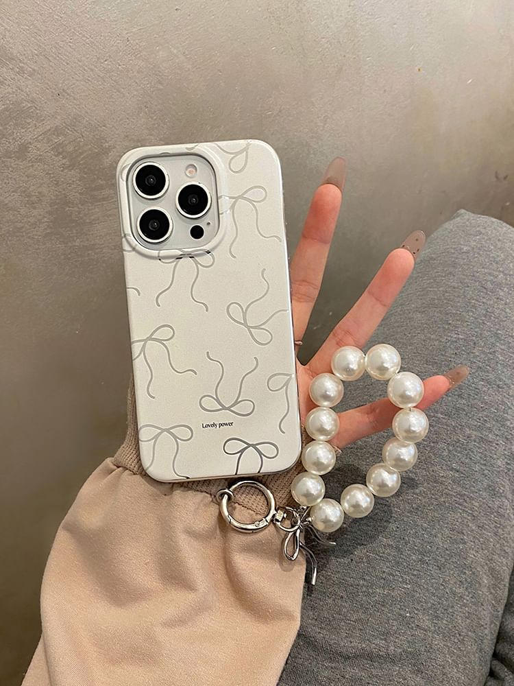 / Set Strap Phone Case Bow