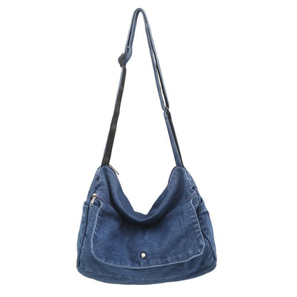 Sample Washed Denim Crossbody Bag