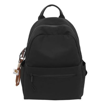 Sample Set: Plain Nylon Laptop Backpack + Bag Charm
