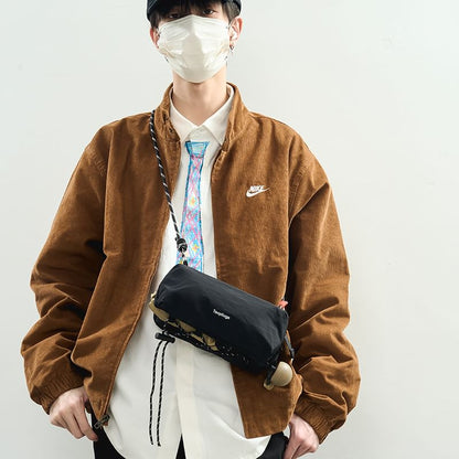 Sample Plain Nylon Crossbody Bag