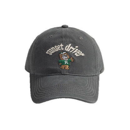 Bear Embroidered Cap