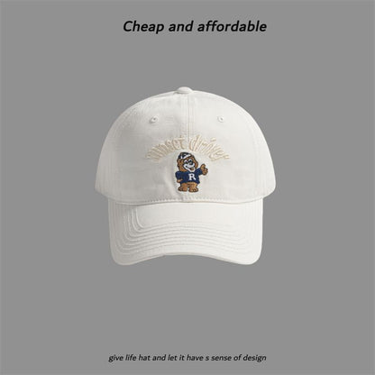 Bear Embroidered Cap