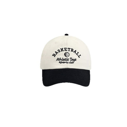 Two-Tone Embroidered Letter Cap