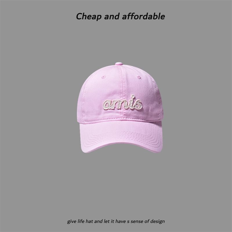 Cap Embroidered Letter