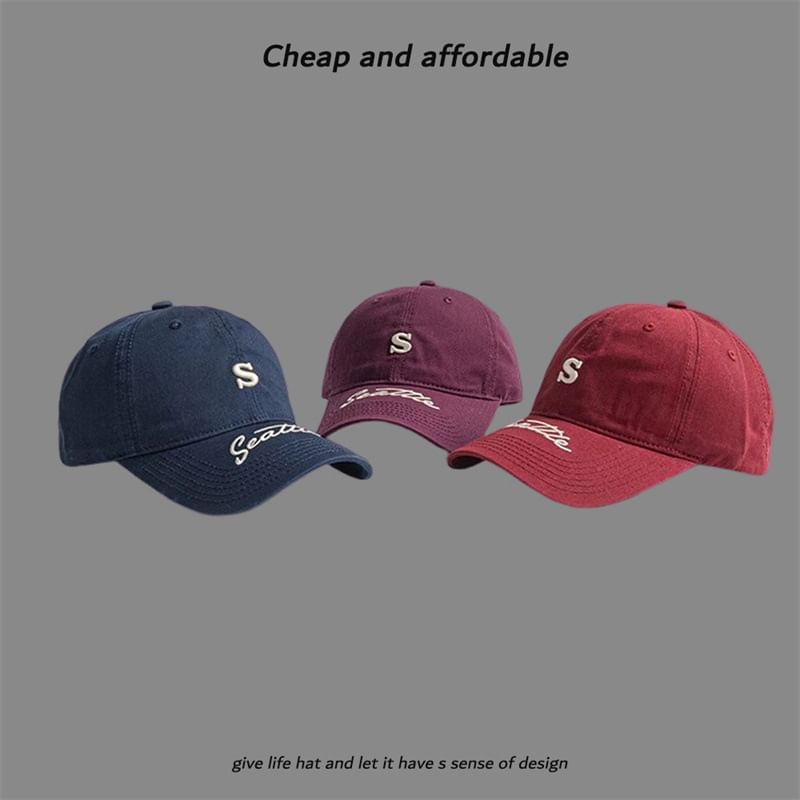 Embroidered Cap Letter