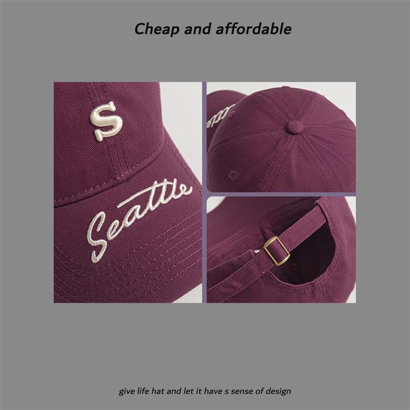 Embroidered Cap Letter
