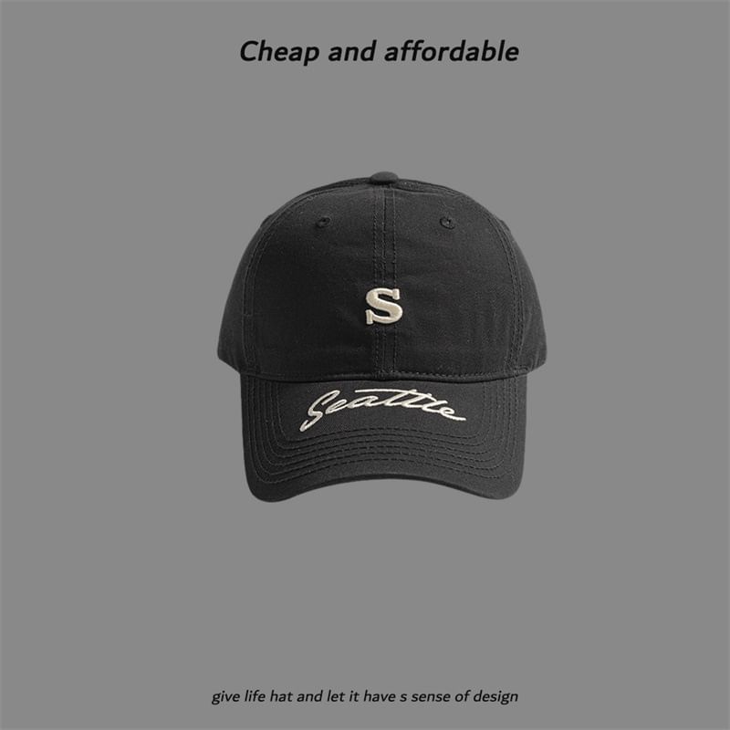 Embroidered Cap Letter