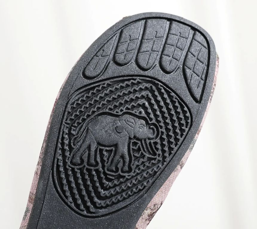 Flats Print Floral Panel