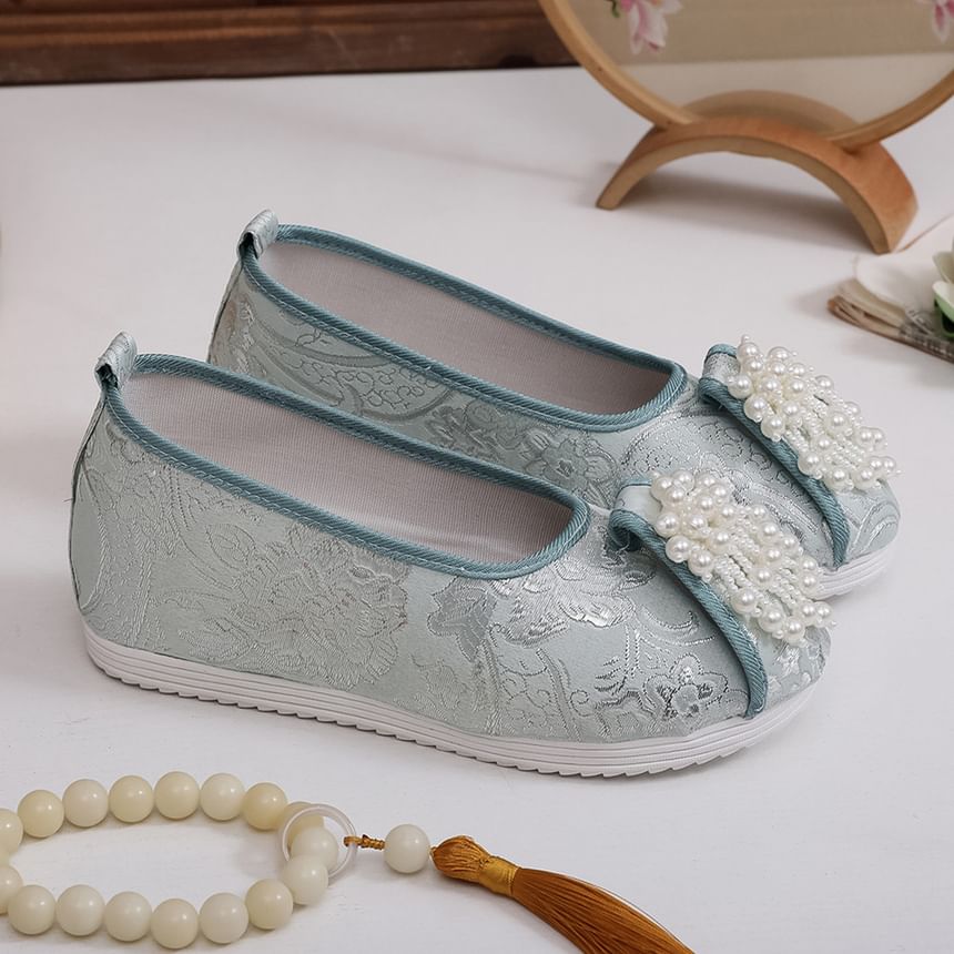Flats Beaded Embroidered