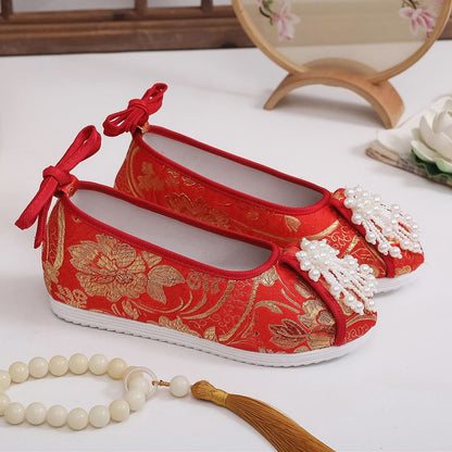 Flats Beaded Embroidered