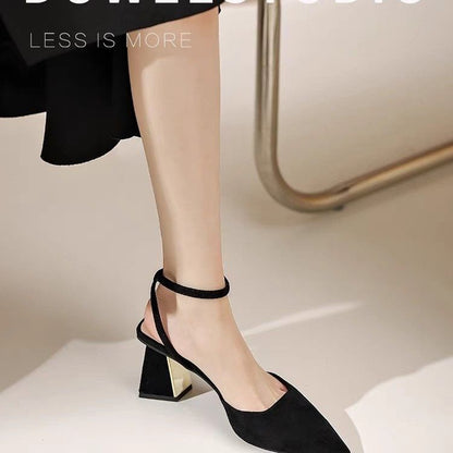 Pointed Sandals Toe Slingback Stiletto Heel