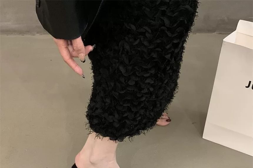 Sandals Heel Slide Toe High Pointed