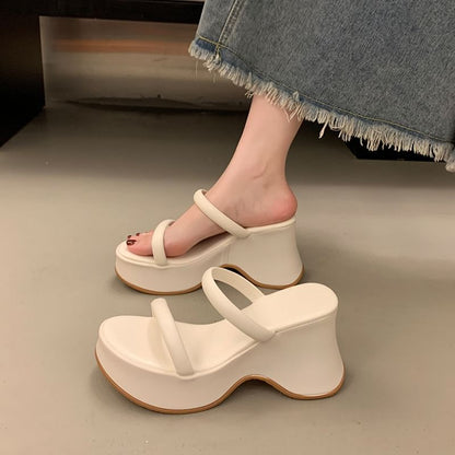 Sandals Heel Platform Slide Wedge