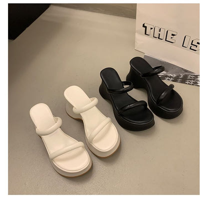 Sandals Heel Platform Slide Wedge