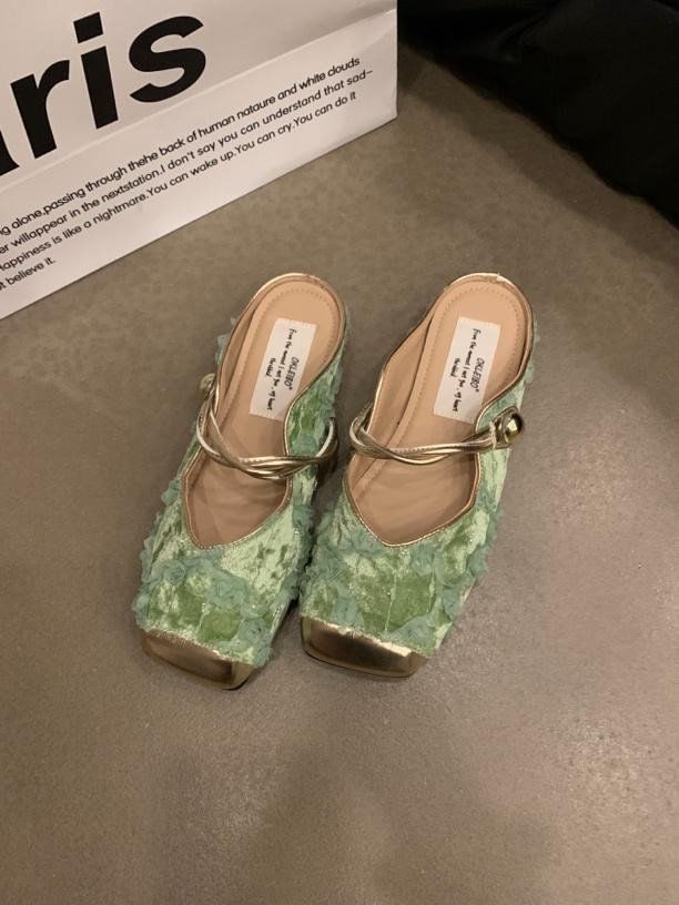 Toe Jane Cap Mules Mary