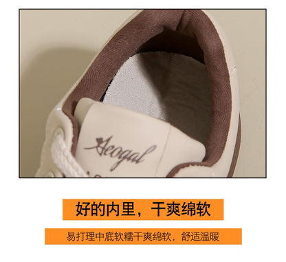 Panel Sneakers Platform