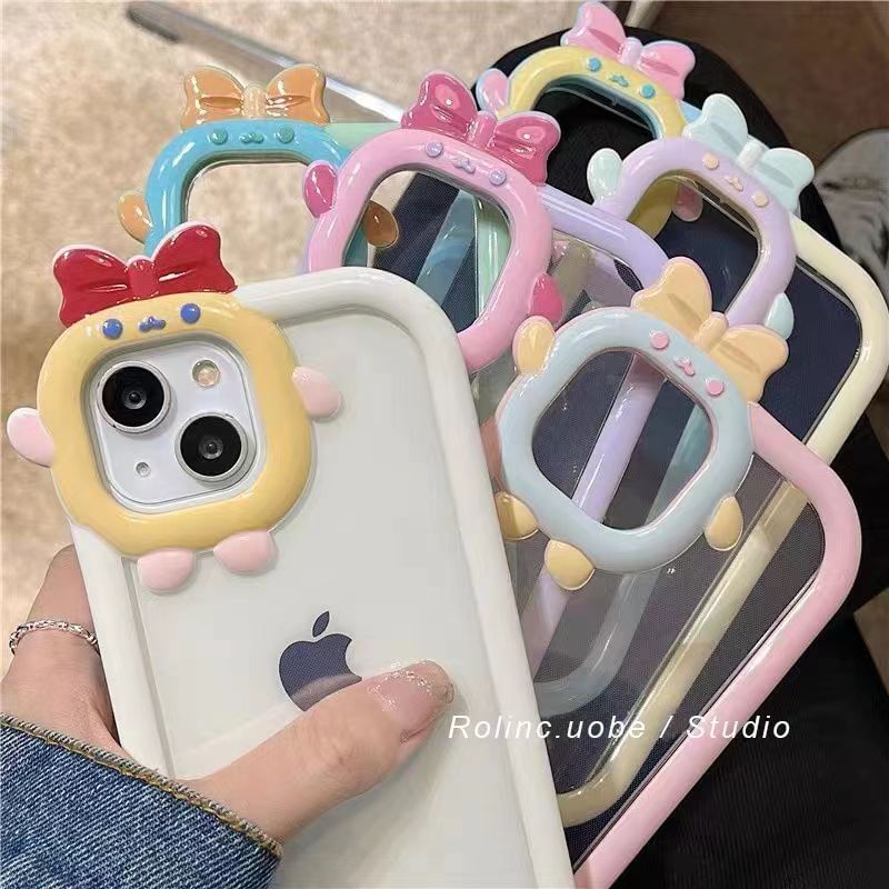 Case Phone Monster Bow