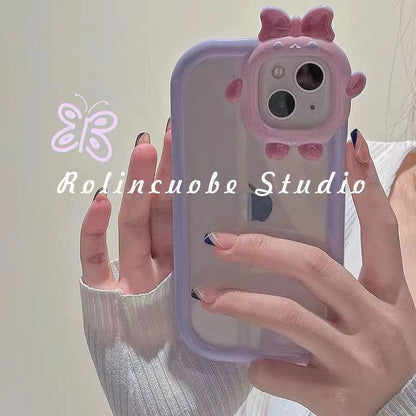 Case Phone Monster Bow