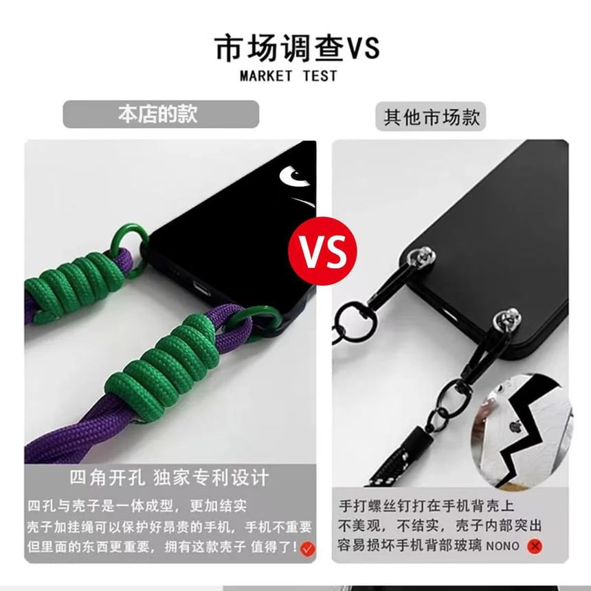 Set Cartoon Phone Lanyard / Strap Eye Case