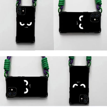 Set Cartoon Phone Lanyard / Strap Eye Case