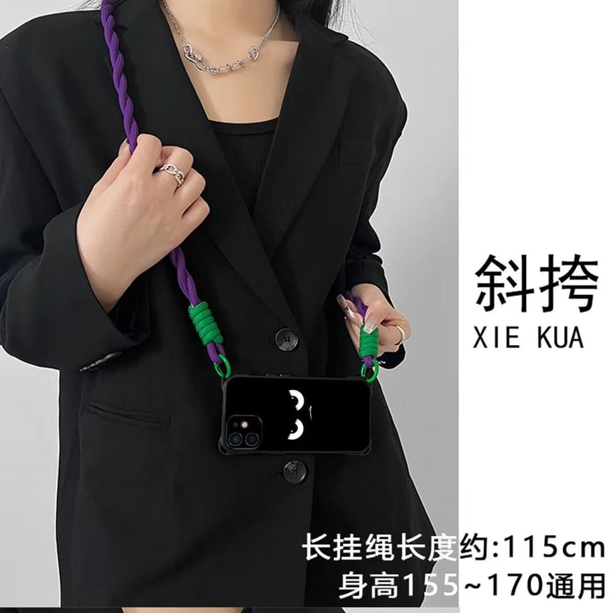 Set Cartoon Phone Lanyard / Strap Eye Case