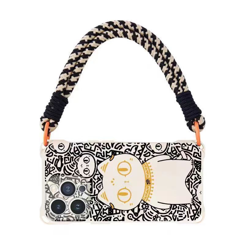 Set Phone Case / Strap Lanyard Cat