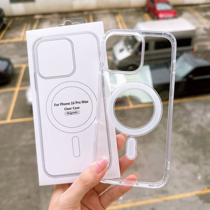 Magnetic Transparent Case Phone MagSafe) with (Compatible