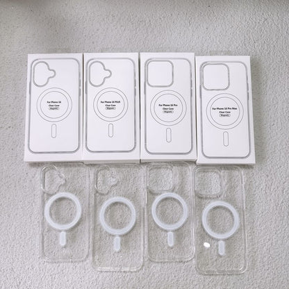 Magnetic Transparent Case Phone MagSafe) with (Compatible