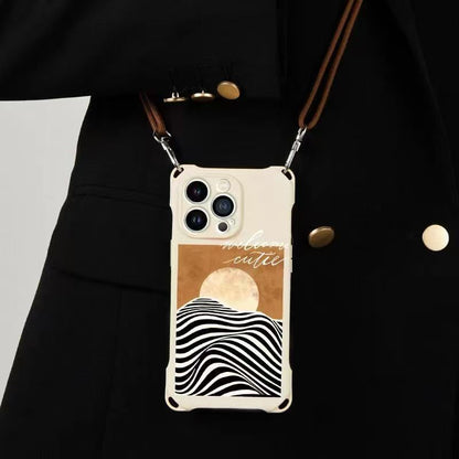 Set Phone Lanyard Sunrise Case /