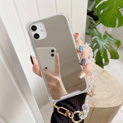 Mirrored Case Strap Phone Chain with