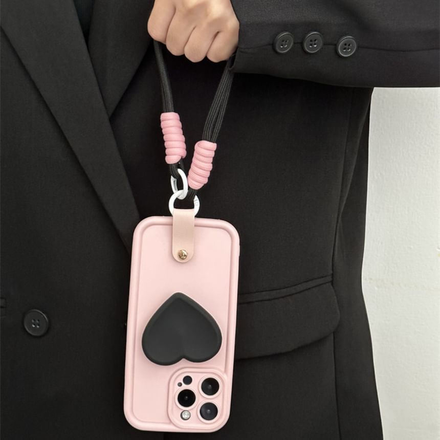 Strap Case Phone with Heart
