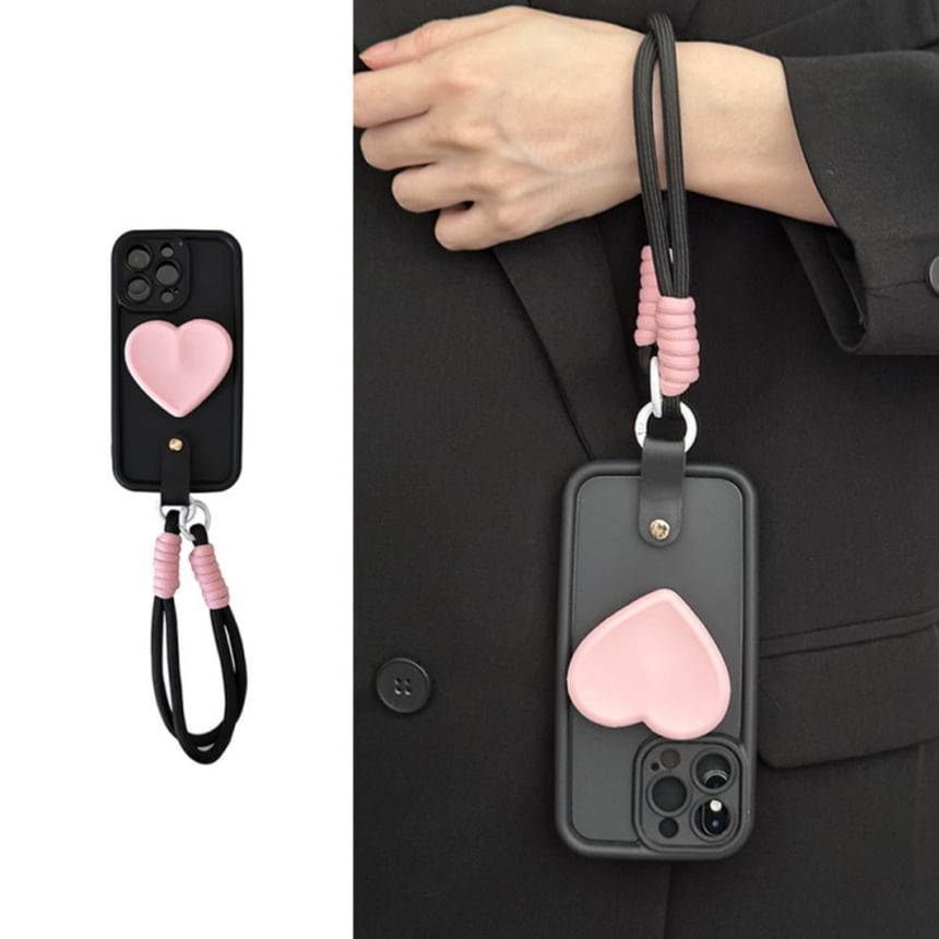 Strap Case Phone with Heart