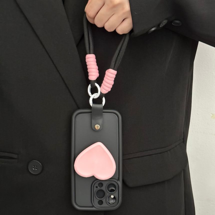 Strap Case Phone with Heart