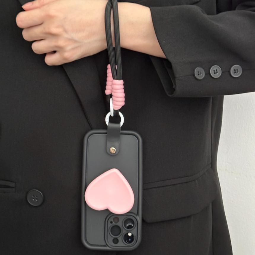 Strap Case Phone with Heart
