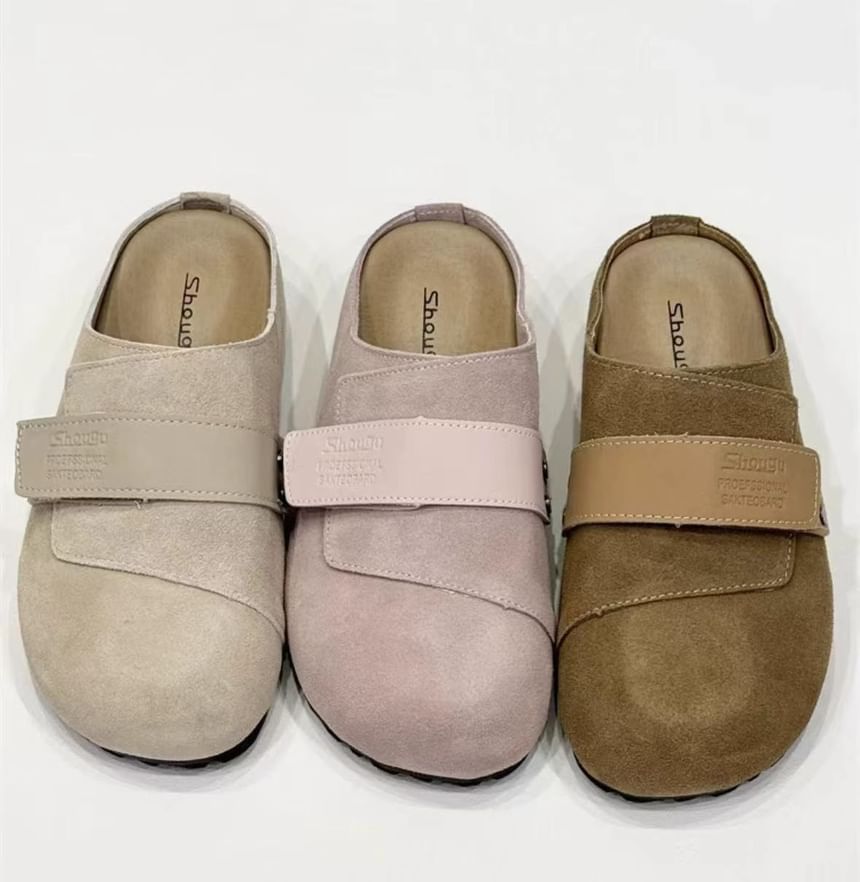 Platform Mules Leather Genuine