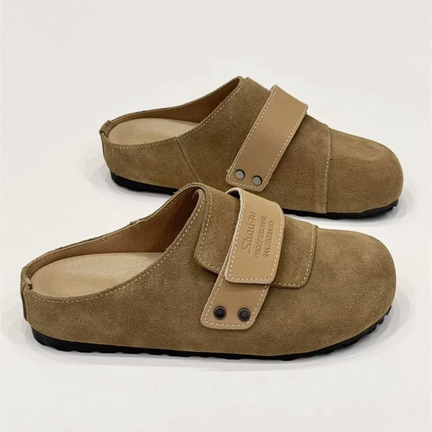 Platform Mules Leather Genuine