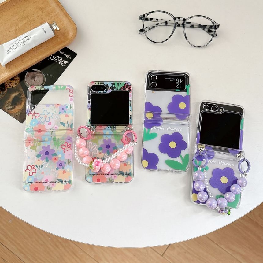 Phone Strap / Set Case Floral
